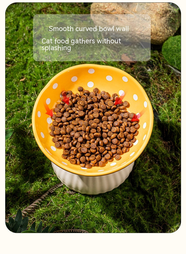 High Foot Protection Anti Roll Pet Products Cat Bowls