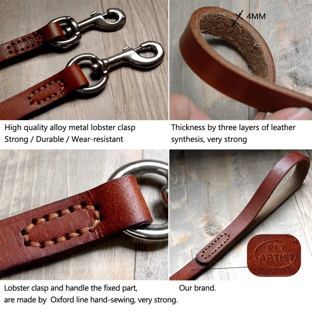 Leather Dog Leash – Premium Quality and Style