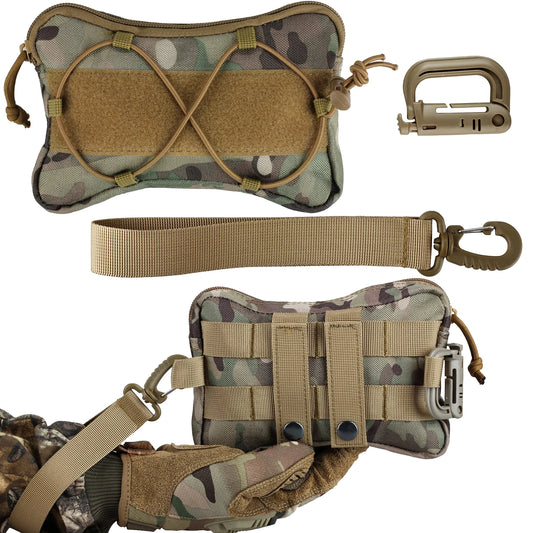 Tactical K9 Side Bag - Molle Pouch Attachment for Service Dog Harness