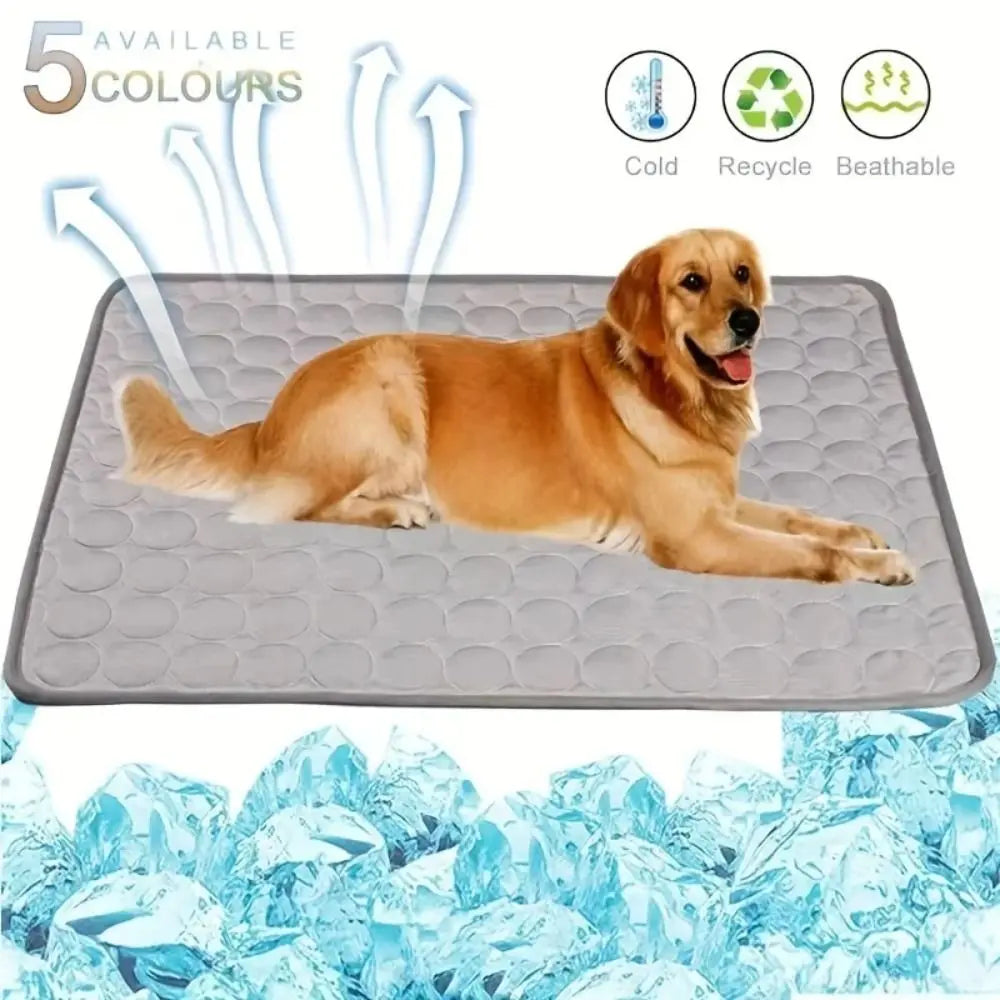 Pet Cooling Mat Moisture-proof Sleeping Pad Summer Cold Bed for Small Animals 5 Sizes Available