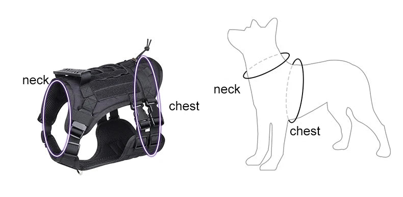 Reflective Quick-Release Nylon Dog Vest Harness