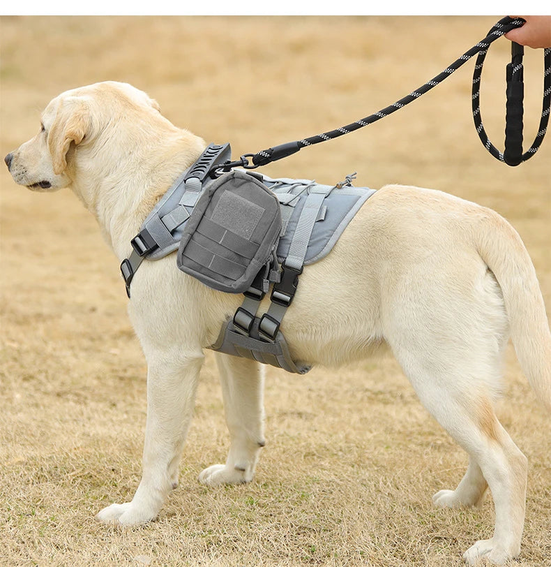 Reflective Quick-Release Nylon Dog Vest Harness