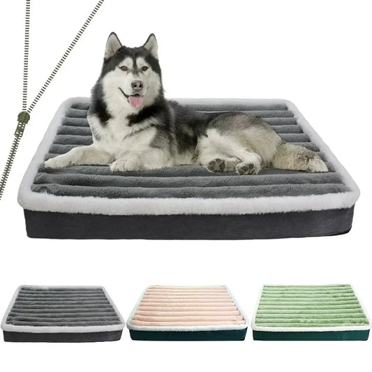 Fluffy Large Dog Bed – Cozy Blanket & Cushion for Dogs & Cats