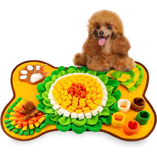 Interactive Pet Toy: Smell Mat Foraging Training Blanket Educational Slow Food Toy for Dogs