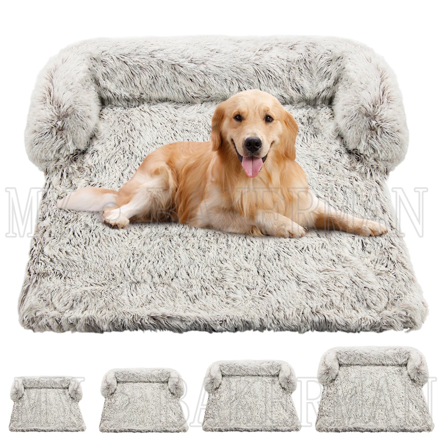 Corduroy Dog Bed Mat - Breathable, Washable Pet Bed with Non-Slip Design for All Seasons S-XXL