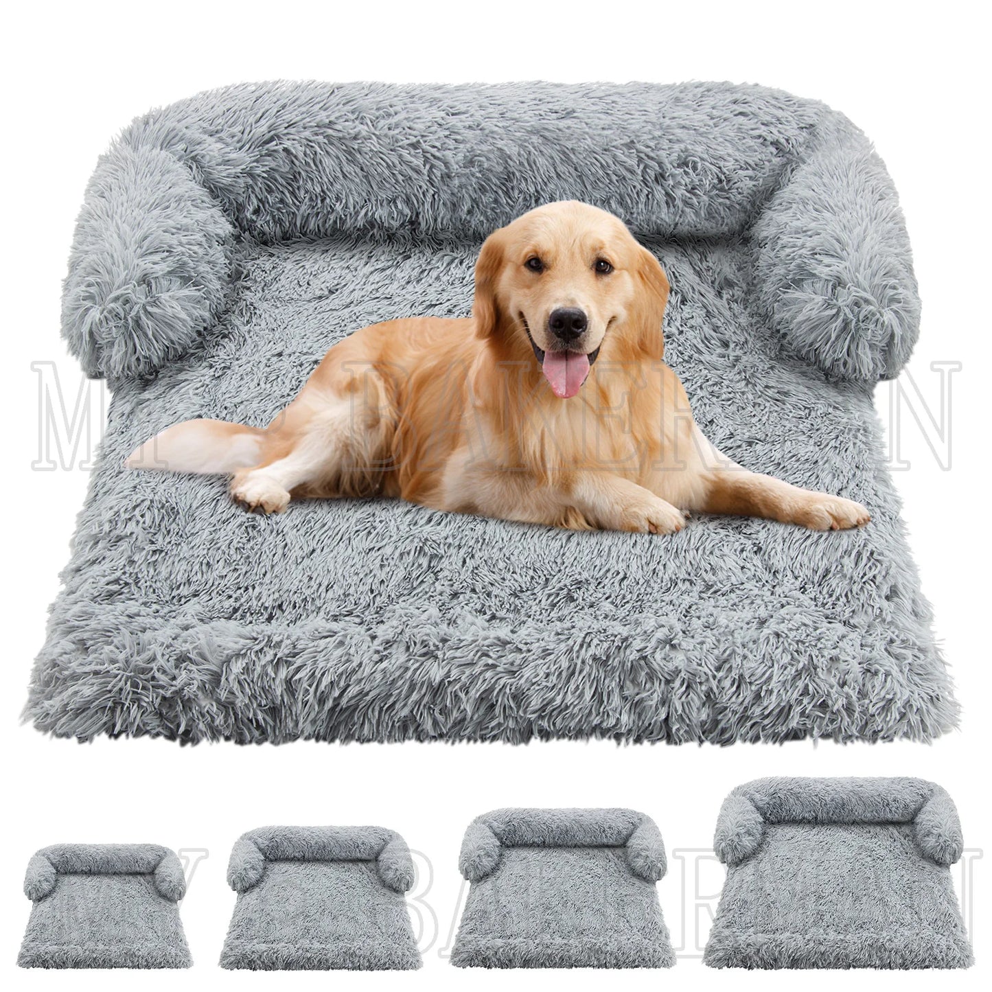 Corduroy Dog Bed Mat - Breathable, Washable Pet Bed with Non-Slip Design for All Seasons S-XXL