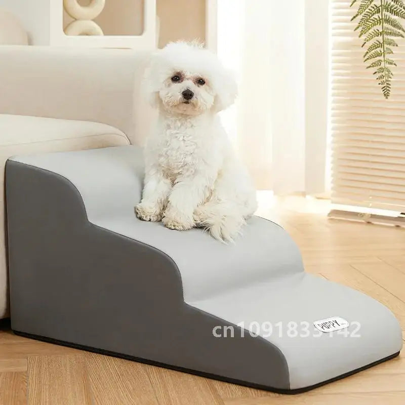 Dog Stairs 2/3 Steps – Anti-Slip Pet Ramp for Small Dogs & Cats