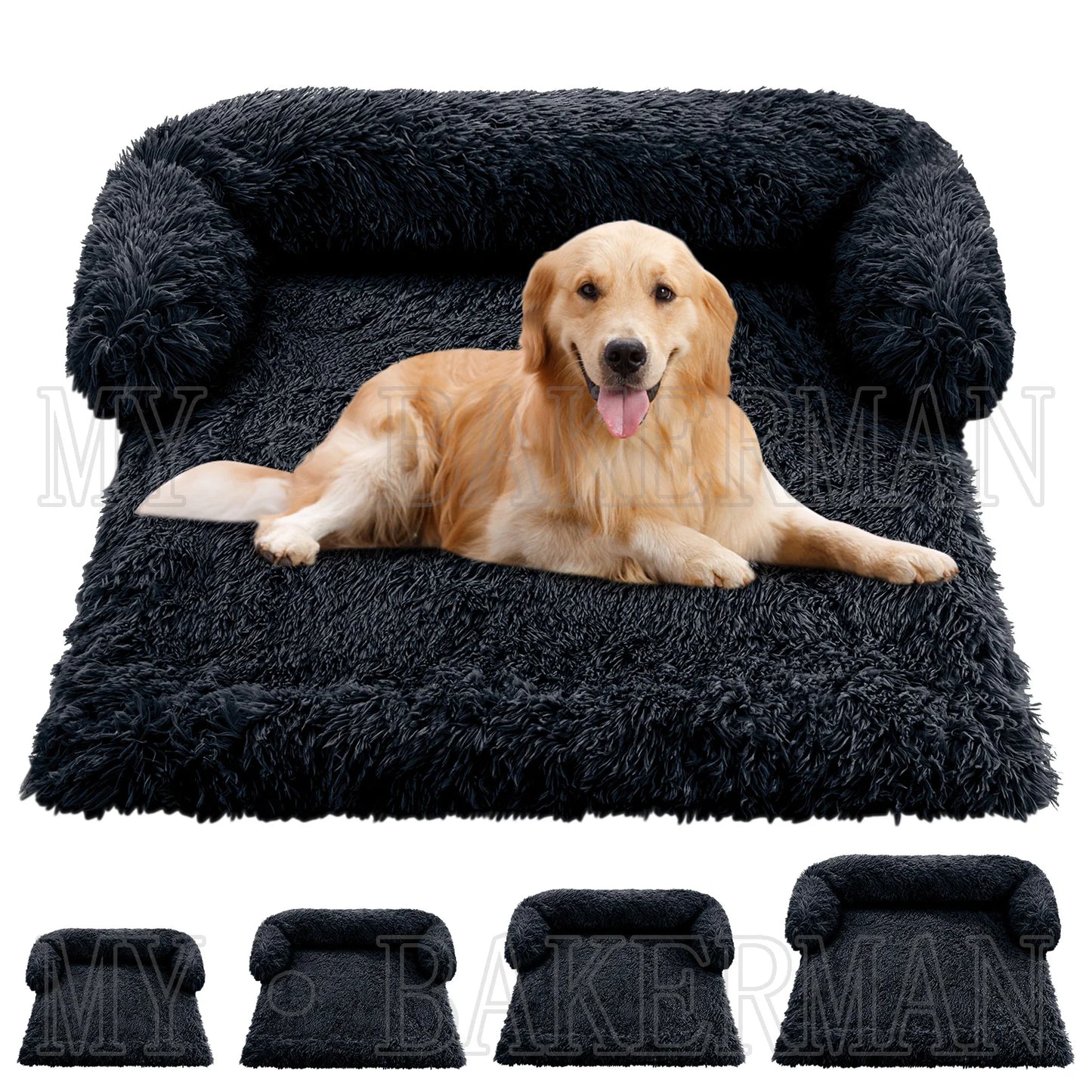 Corduroy Dog Bed Mat - Breathable, Washable Pet Bed with Non-Slip Design for All Seasons S-XXL