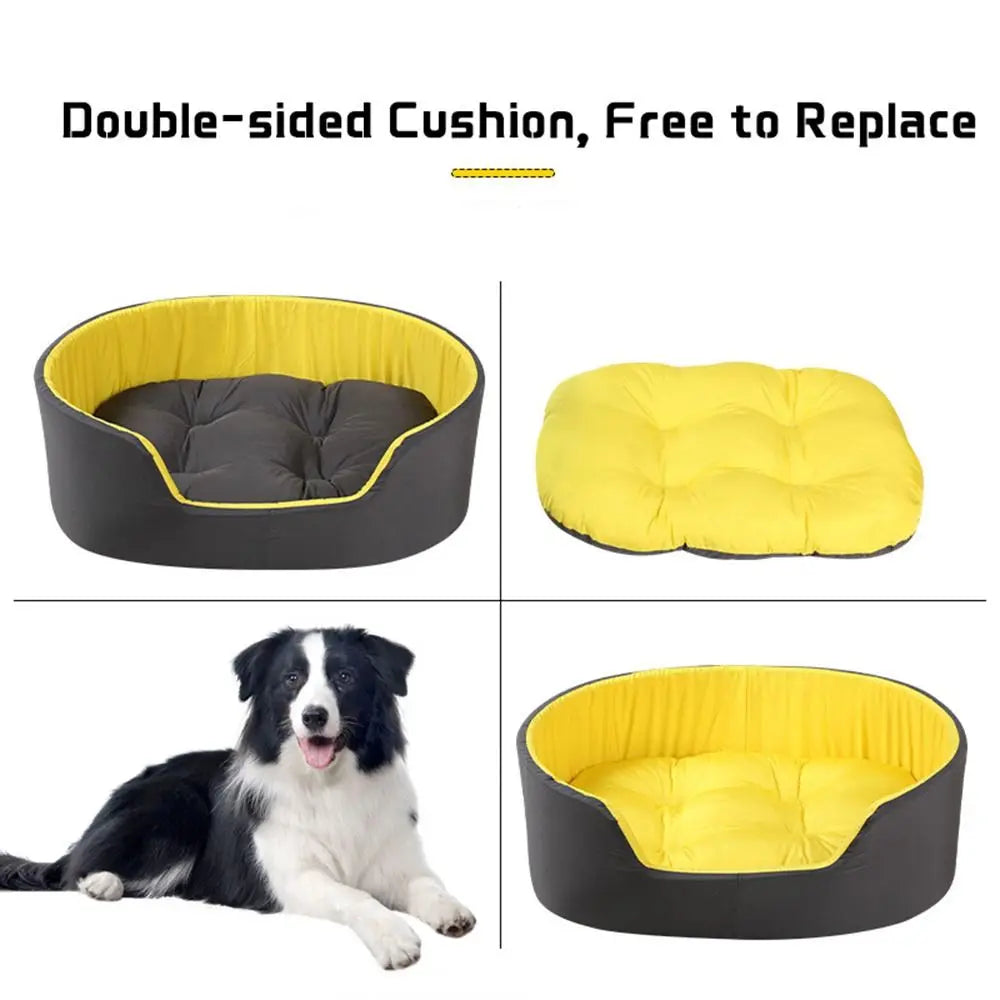 Waterproof Warm Dog & Cat Bed – Cozy Nest Cushion for Pets