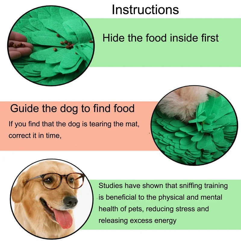 Pet Sniffing Mat – Washable & Interactive